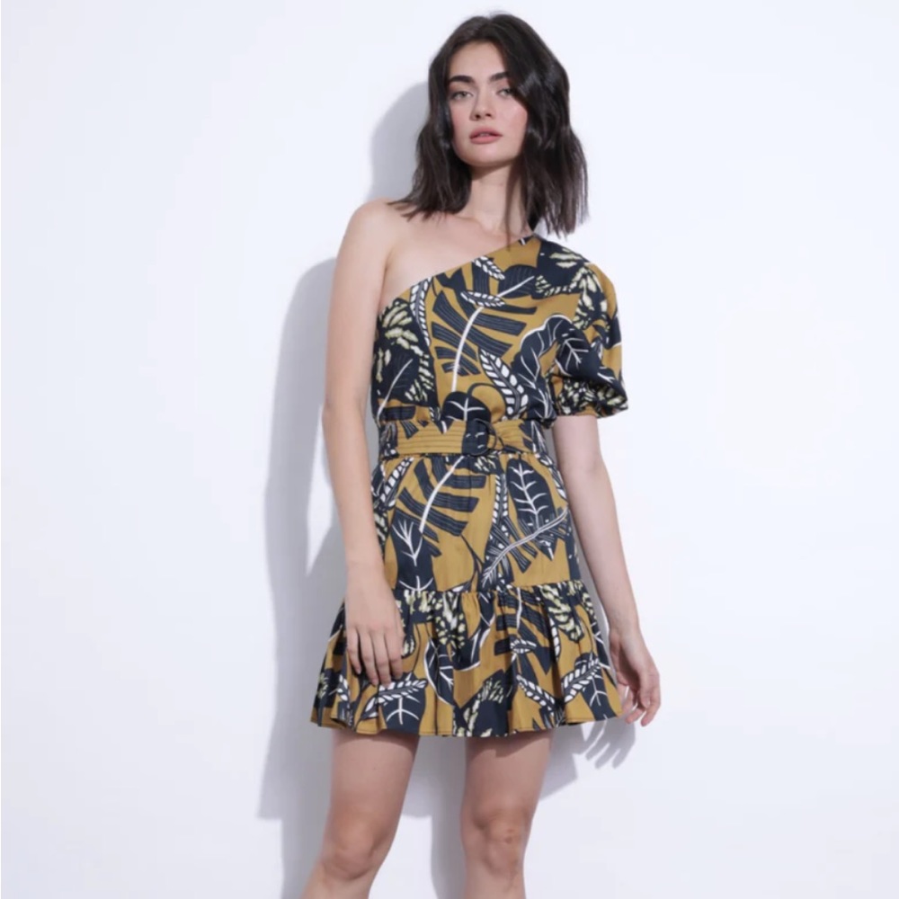 Karina Grimaldi Antonella Printed Mini Dress